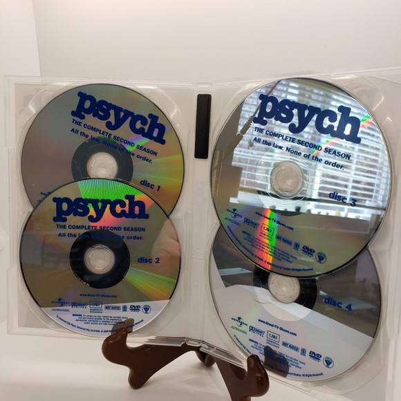 Psych TV Show - The Complete Second Season (DVD, 2008, 4-Disc Set) - Picture 8 of 10
